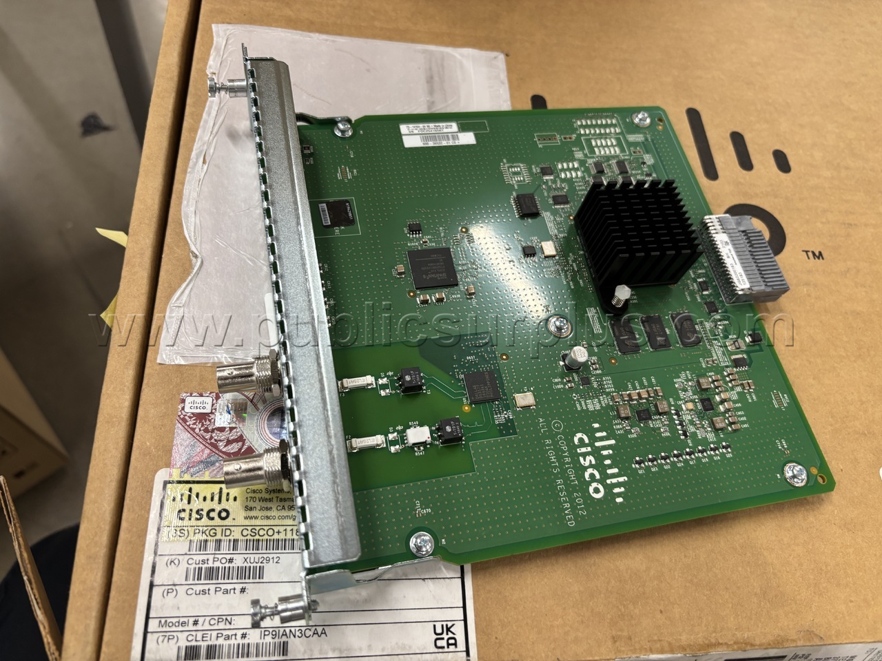 Lot 937E - Cisco SM-X-1T3/E3 Expansion Module — photo 1
