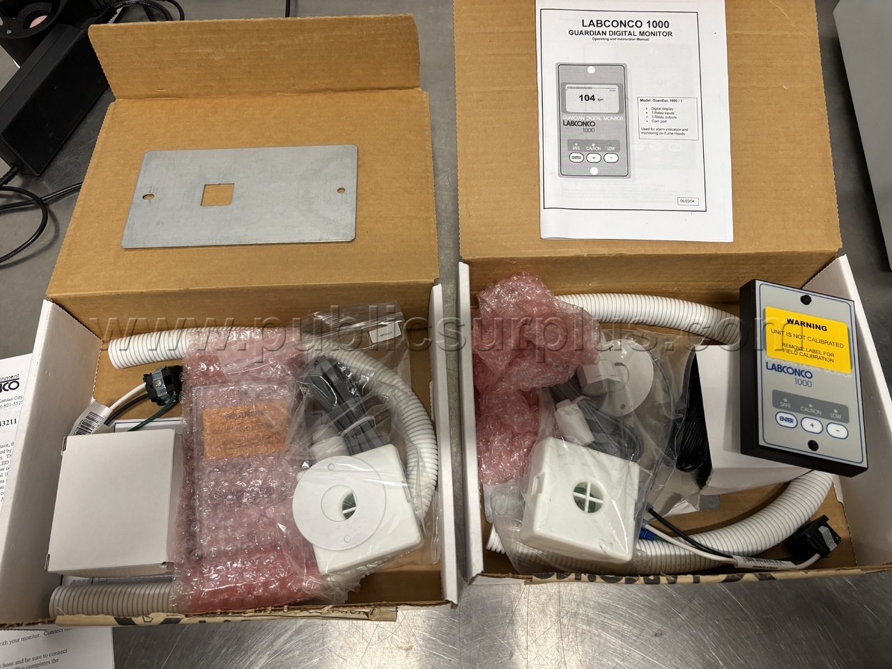 Lot of (2) Labconco Guardian Digital Monitors — photo 1