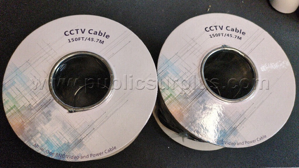 2 Rolls of CCTV Cable 150 ft - J — photo 1