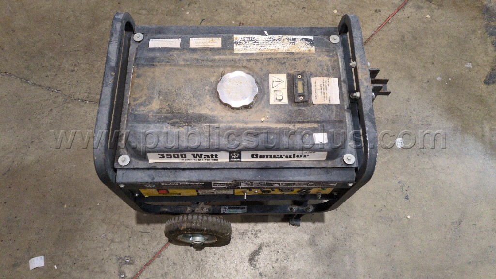 Steele SF-66350 3500 Watt Generator - Back — photo 1