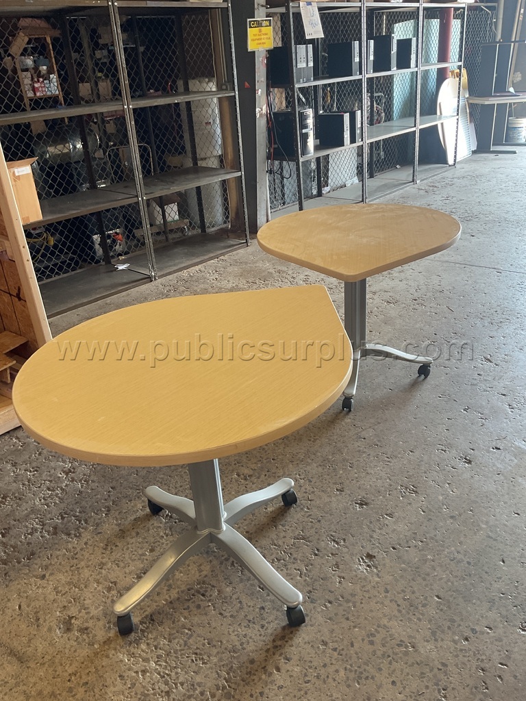 2-Tear Drop Tables Lot # 4666 — photo 1