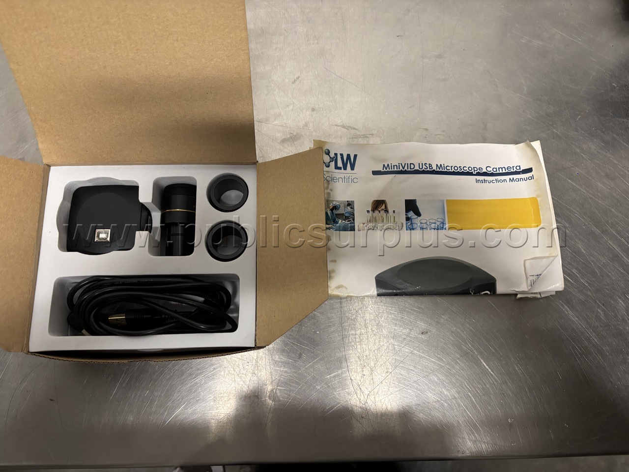 LW Scientific MiniVID USB 2 5.1MP Microscope Camera W/FMA050 Adapter — photo 1