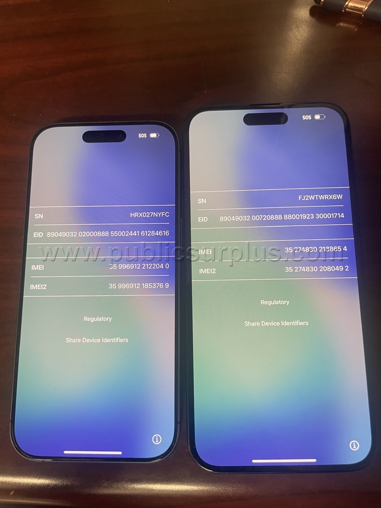 Lot of 2x IPhone: 17, iPhone: 15 Plus -unlocked — photo 1