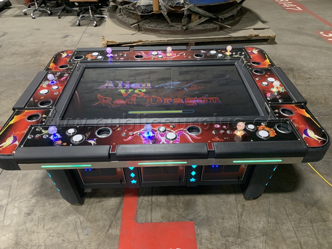 Arcade Fishing Table Game, Alien Vs Red Dragon /KK — photo 1