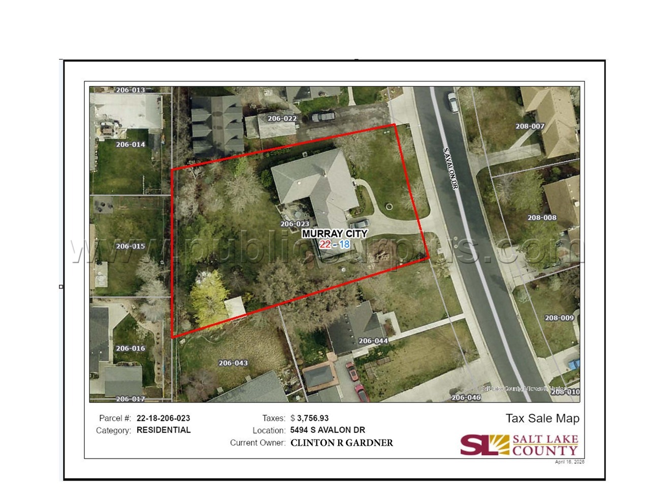 RESIDENTIAL 22-18-206-023-0000 — photo 1