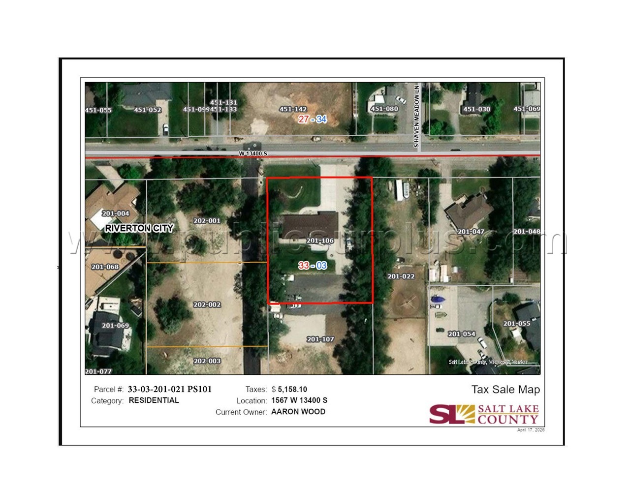 RESIDENTIAL 33-03-201-021-0000 101 — photo 1