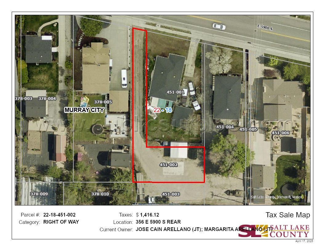 RIGHT OF WAY 22-18-451-002-0000 — photo 1