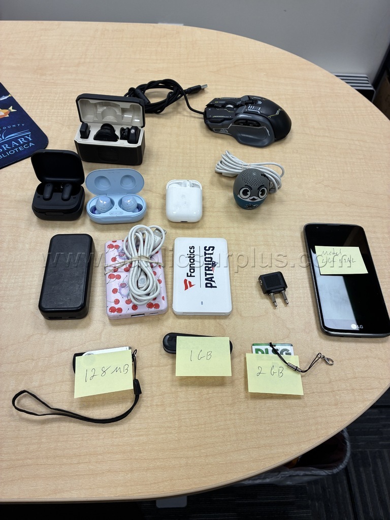 Library Lost & Found lot — photo 1