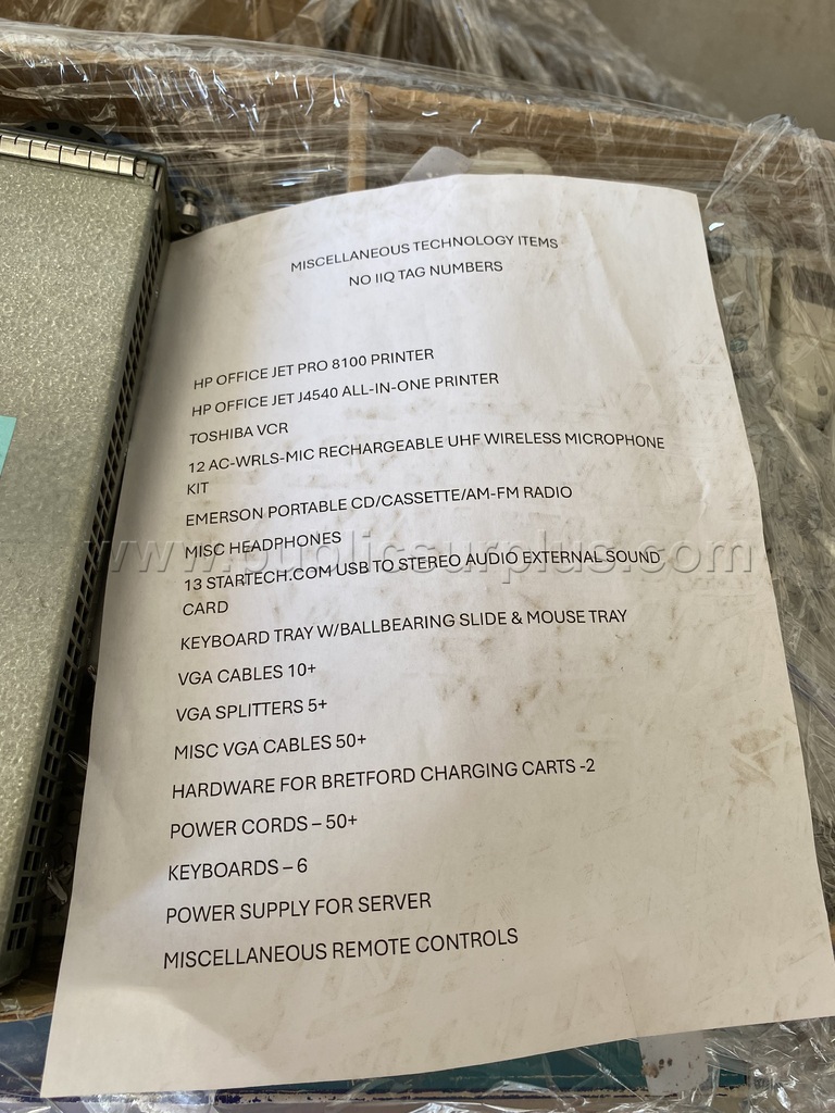 MISC TECHNOLOGY PALLET #2 — photo 1