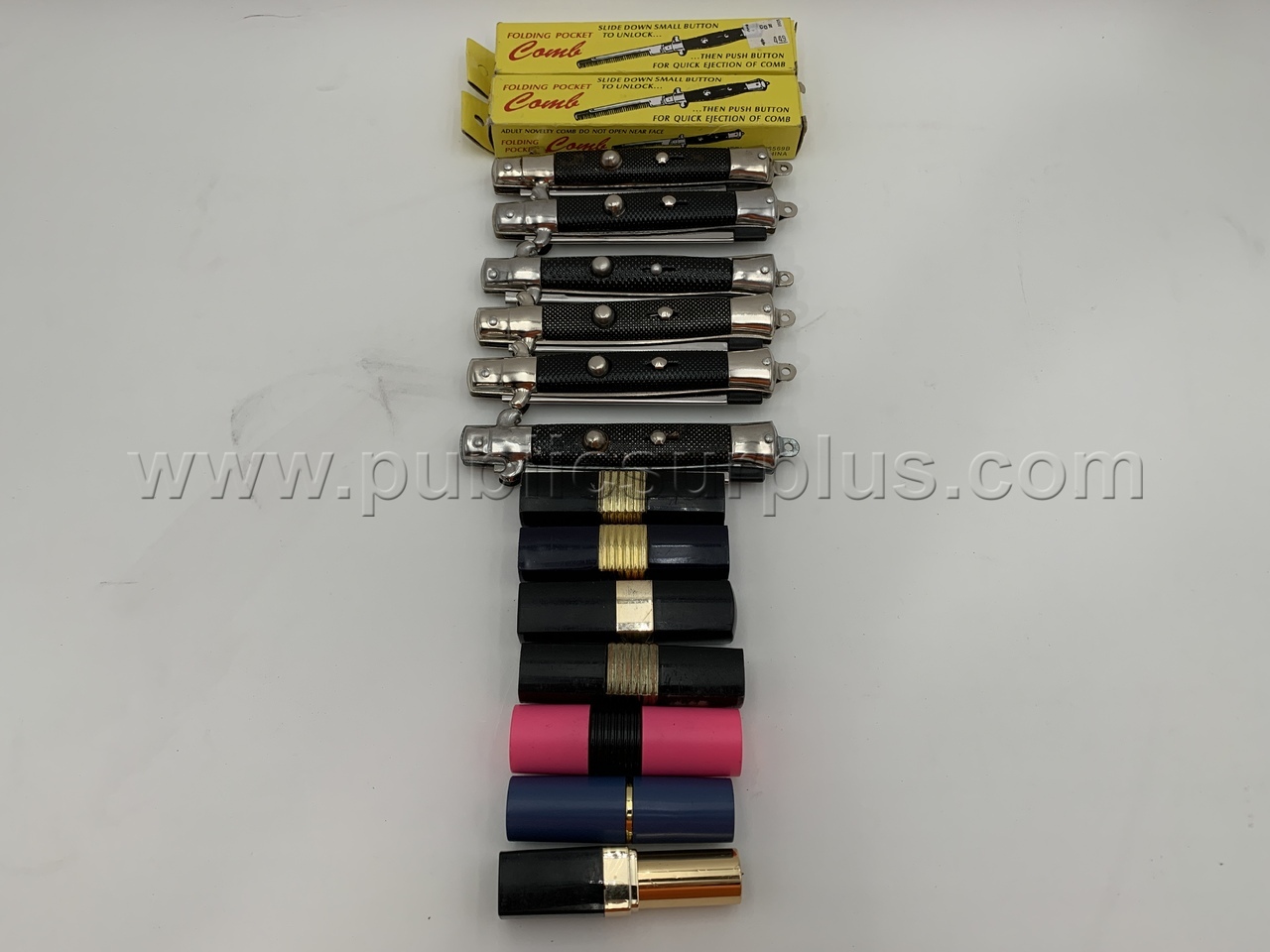 Combs & Lipstick Knives - Shipping $14.99 /KK — photo 1