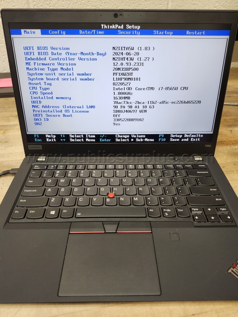 Lenovo ThinkPad T490 — photo 1