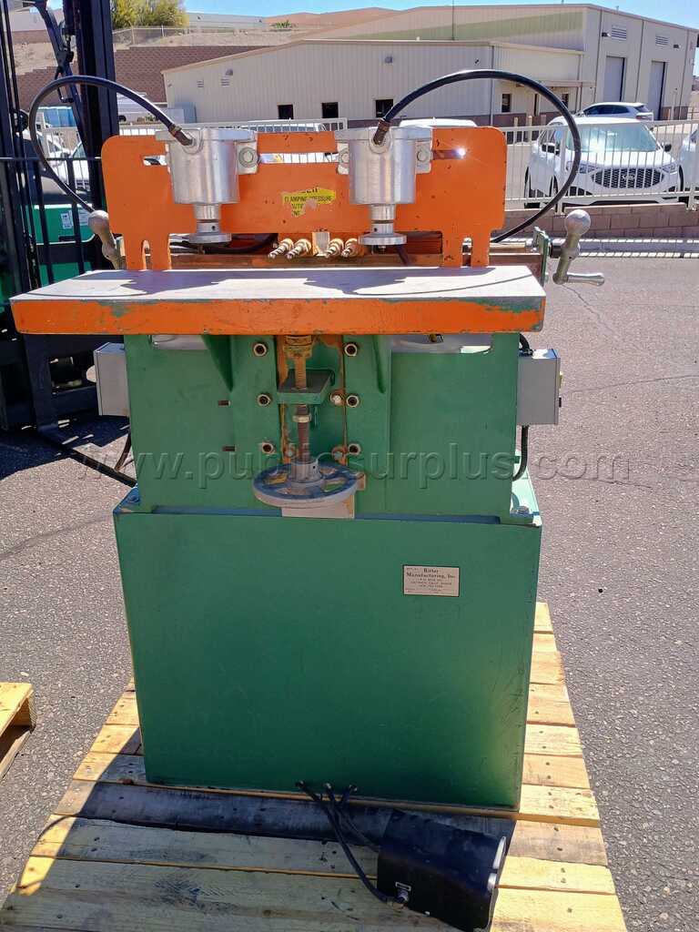 RITTER MFG. DUAL HEAD HORIZONTAL BORING MACHINE R-800 — photo 1