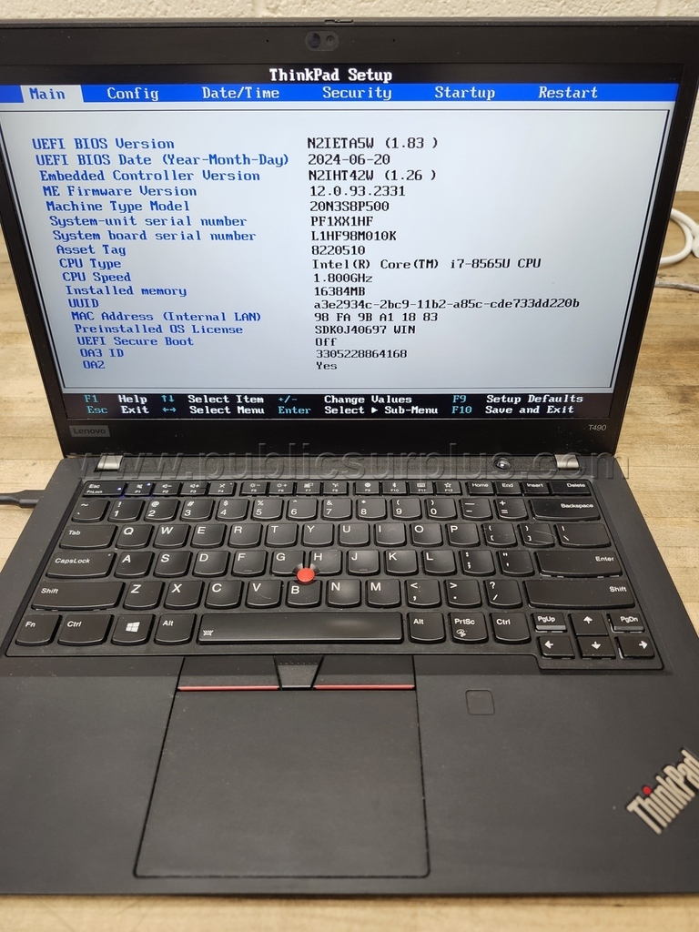 Lenovo ThinkPad T490 — photo 1