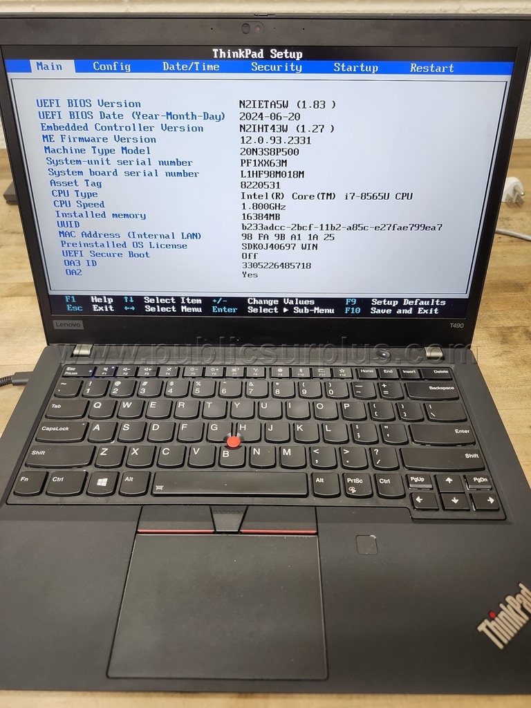 Lenovo ThinkPad T490 — photo 1