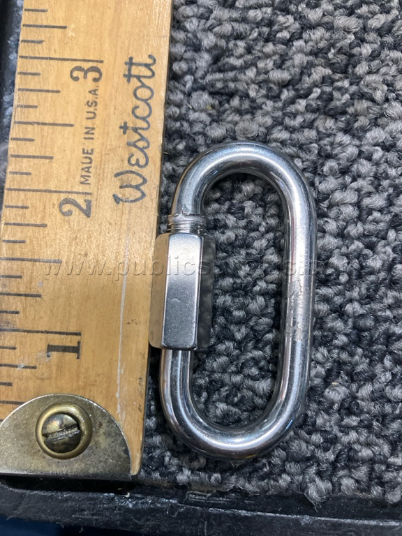 Lot of 11 - 1/4 inch x 2" Stainless Steel Quick Link - J — photo 1