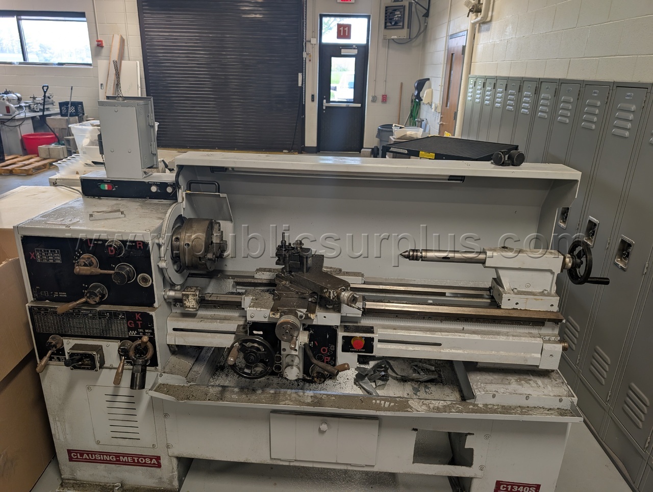 Clausing metal lathe — photo 1