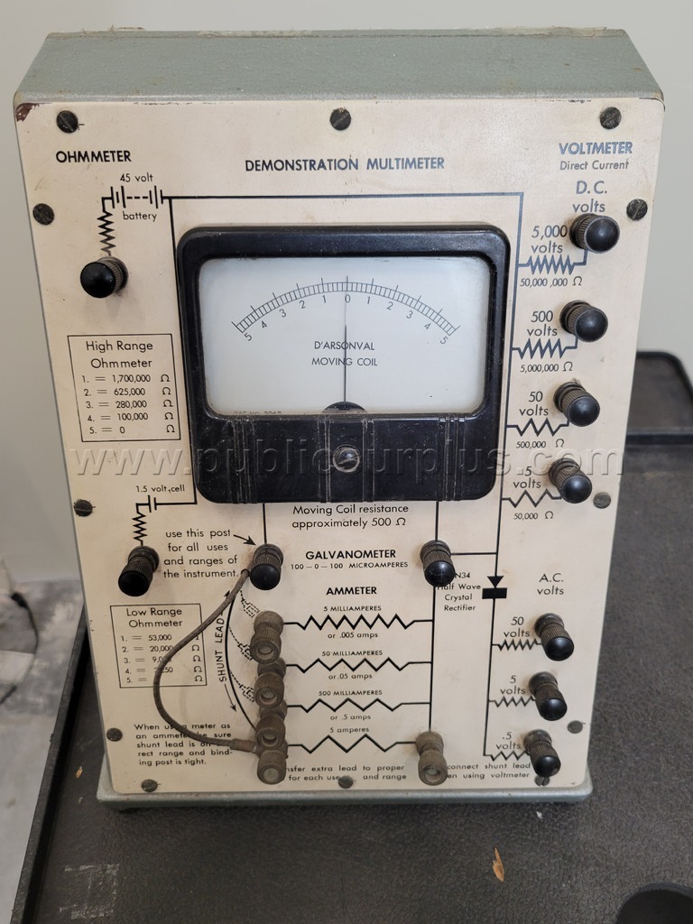 NO. 3065 DEMONSTRATION MULTIMETER — photo 1