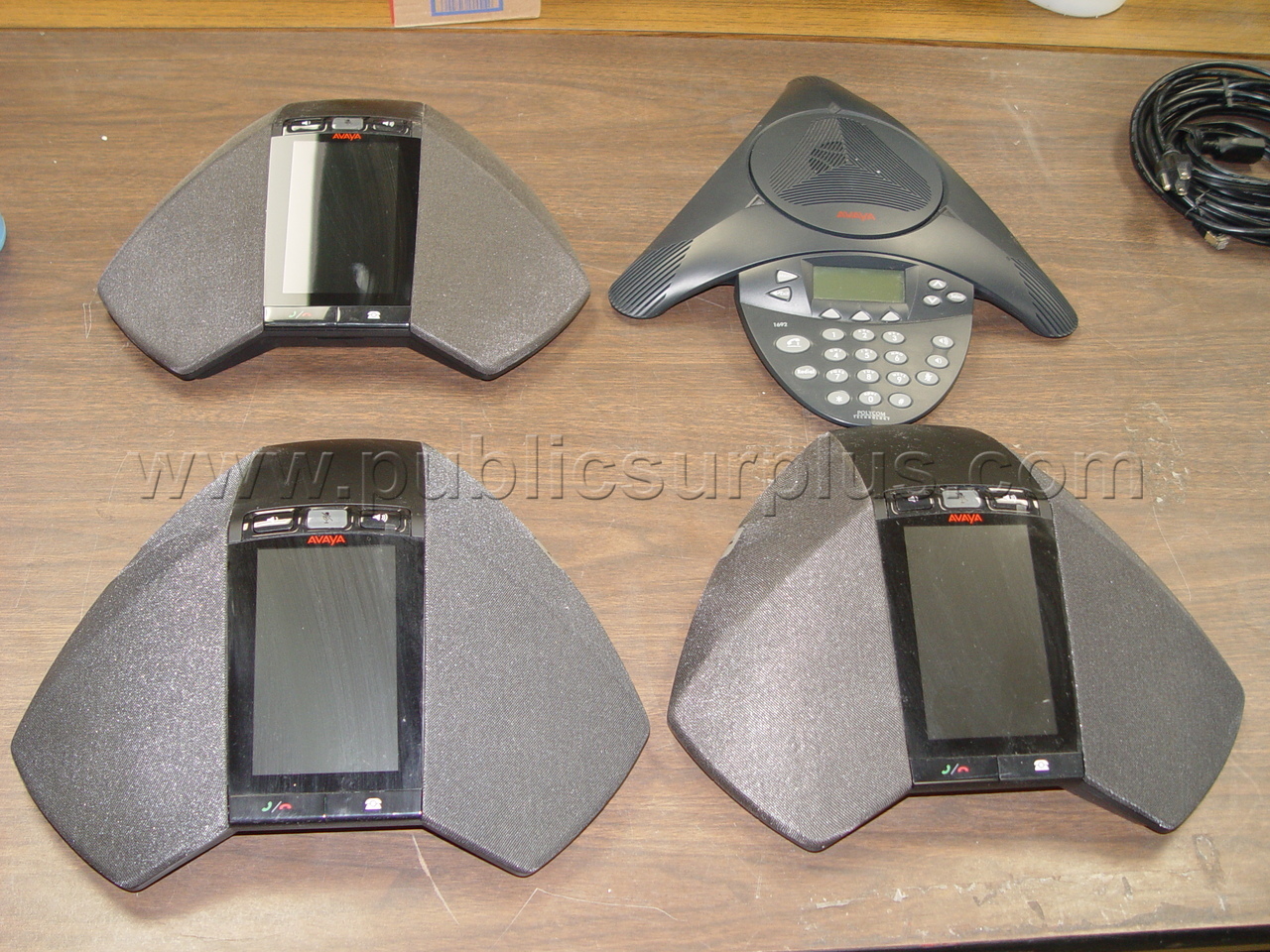(4) Avaya Conference Phones — photo 1