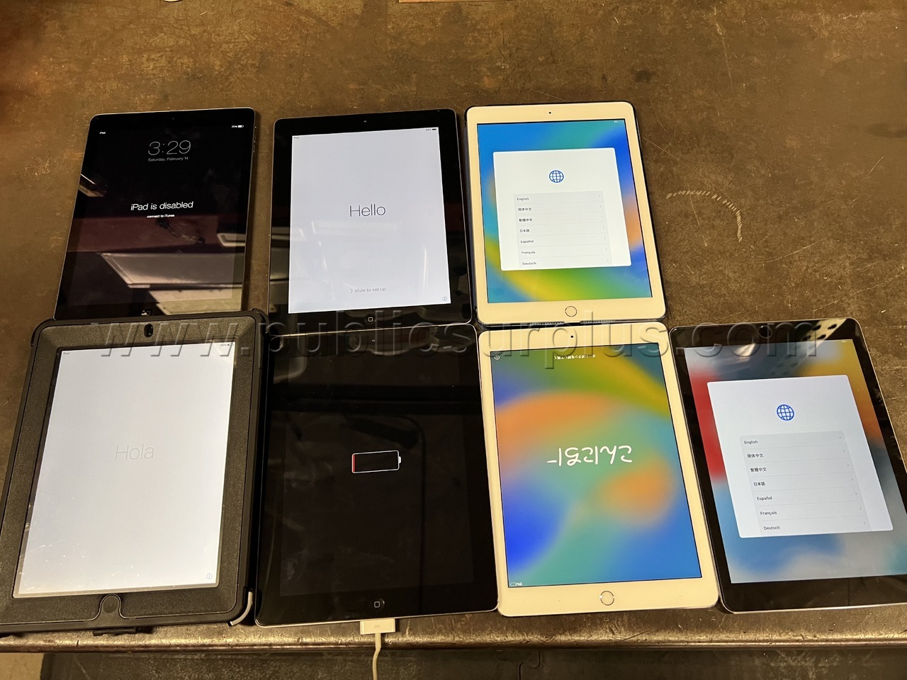 Lot of 7 iPad by Different size and More — photo 1