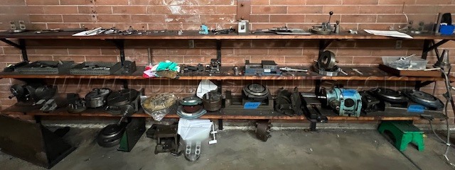 Machine Shop Tools and Various steady and follower rests for metal lathes — photo 1