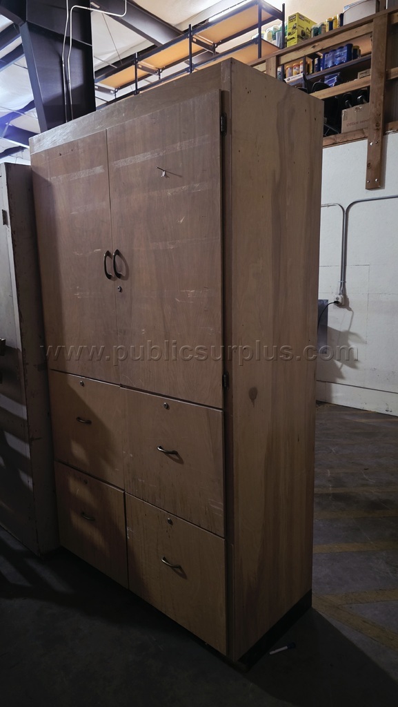 Wood Cabinet — photo 1