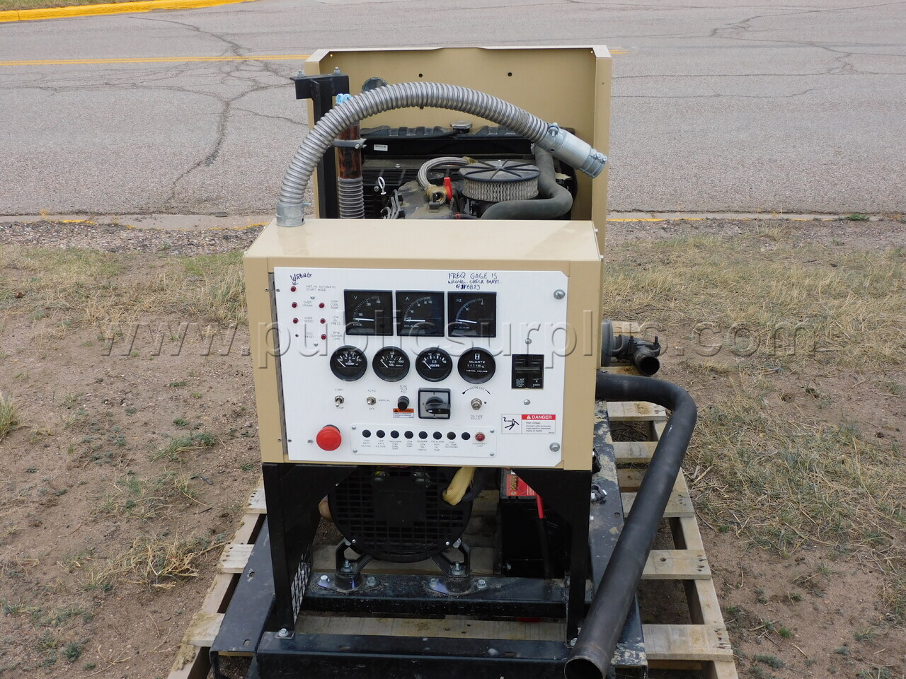 GENERAC MODEL NUMBER 3568410100 PROPANE FED GENERATOR — photo 1