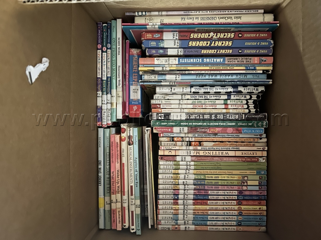 168 K-5 Library Books (2 boxes) — photo 1