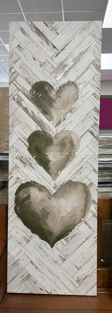 Auction#209- Heart canvas — photo 1