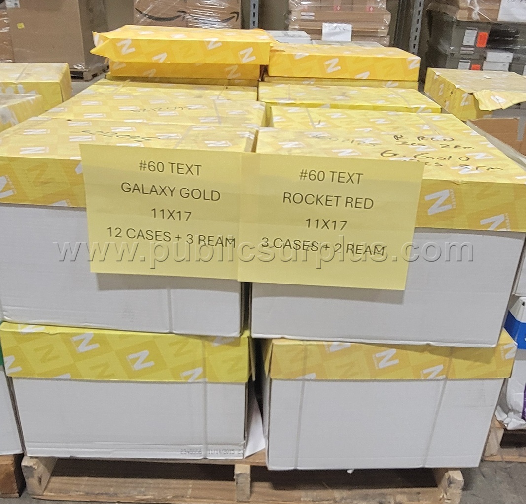 11 X 17 COPY PAPER GALAXY GOLD & ROCKET RED — photo 1