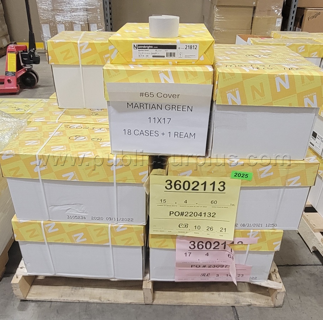 11X17 #65 COPY PAPER - MARTIAN GREEN — photo 1