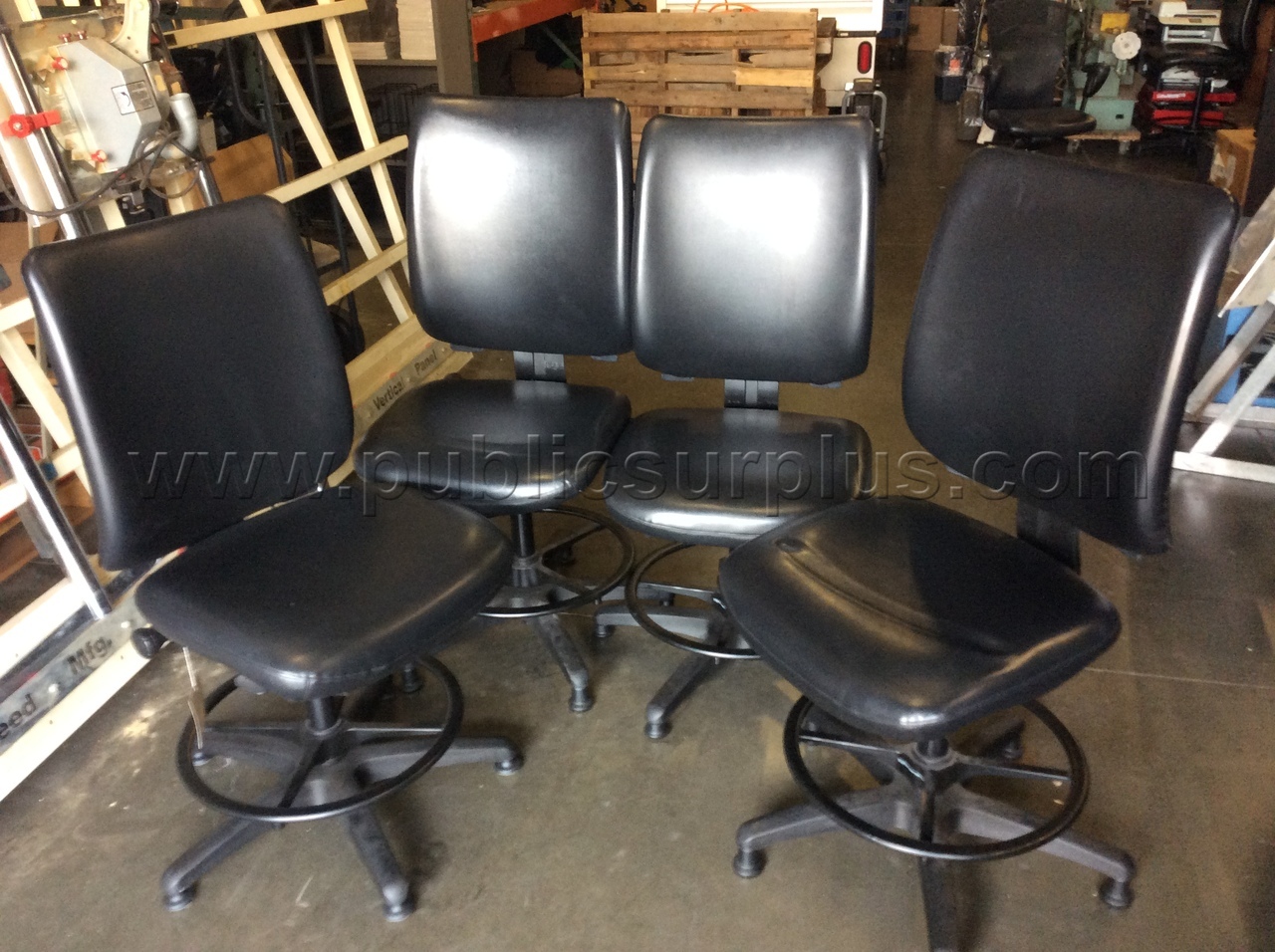 4 - Steelcase Turnstone Stools - Back & Seat Removable — photo 1