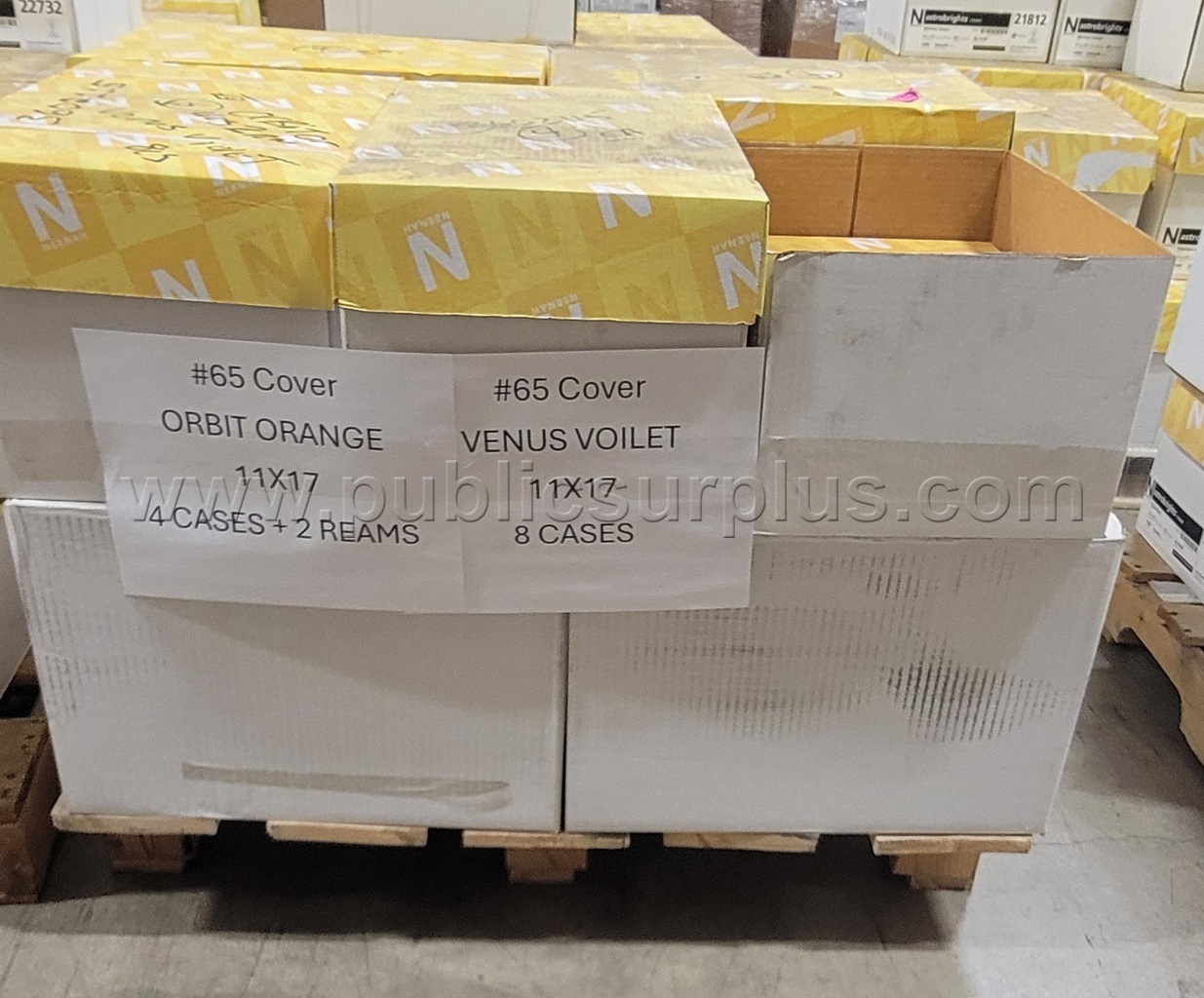 11X17 #65 COPY PAPER - ORBIT ORANGE & VENUS VIOLET — photo 1