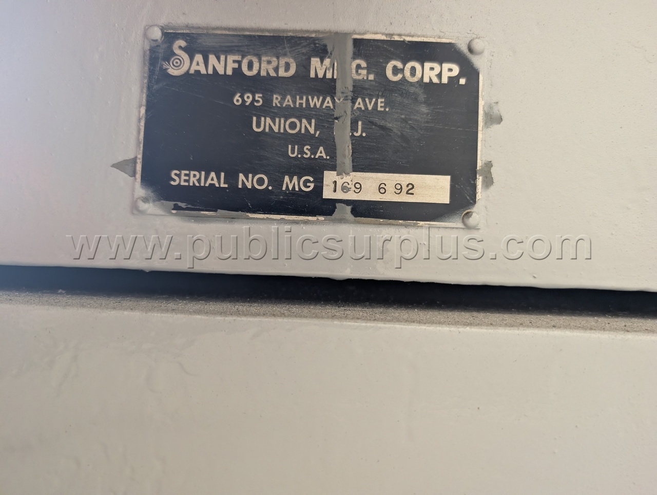 Sanford surface grinder — photo 1