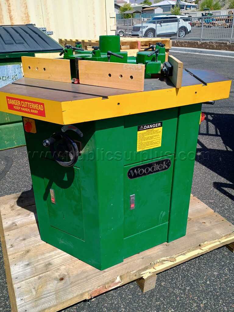 WOODTEK Tripple Spindle Shaper, Model: 832280 — photo 1