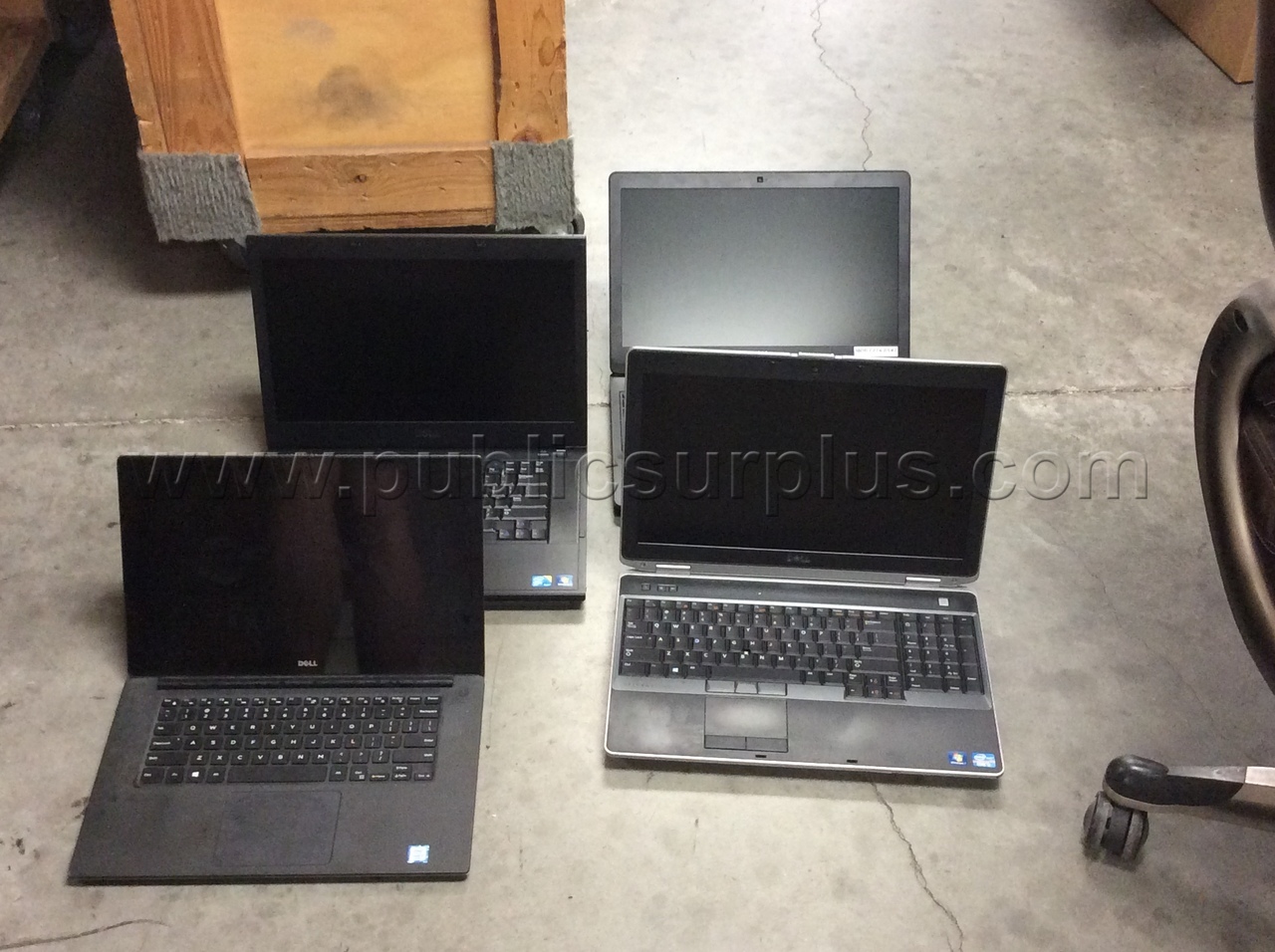 LOT OF (4) MISC LAPTOP COMPUTERS- SOLD AS IS - 504 — photo 1