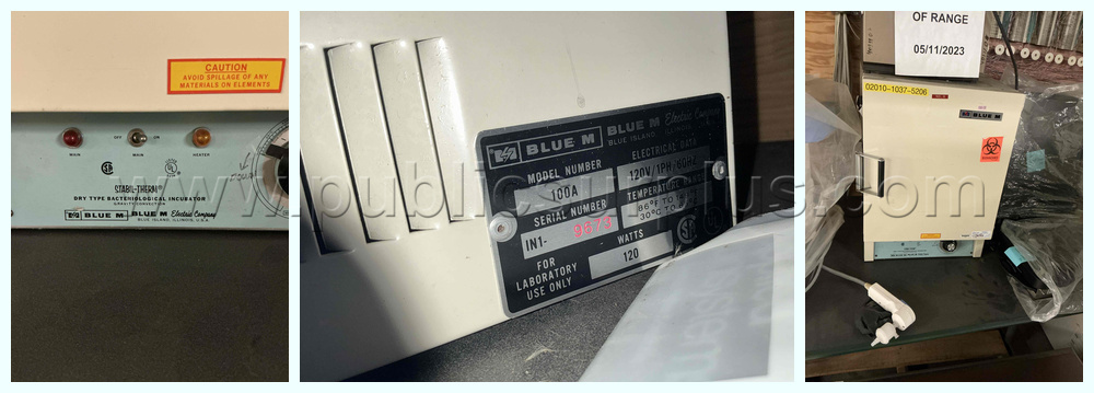 Blue M Model 100A Incubator — photo 1