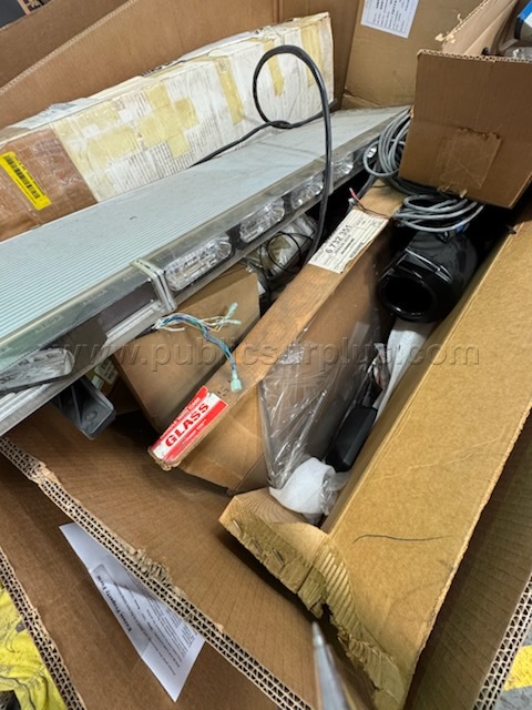 Box of vehicle parts, electrical & mechanical — photo 1