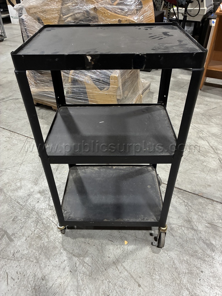 3-Tier Flat Shelf Cart — photo 1