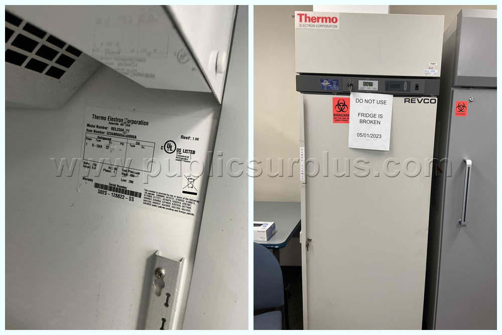 Thermo Electron Corporation Refrigerator Model REL2304A21 — photo 1