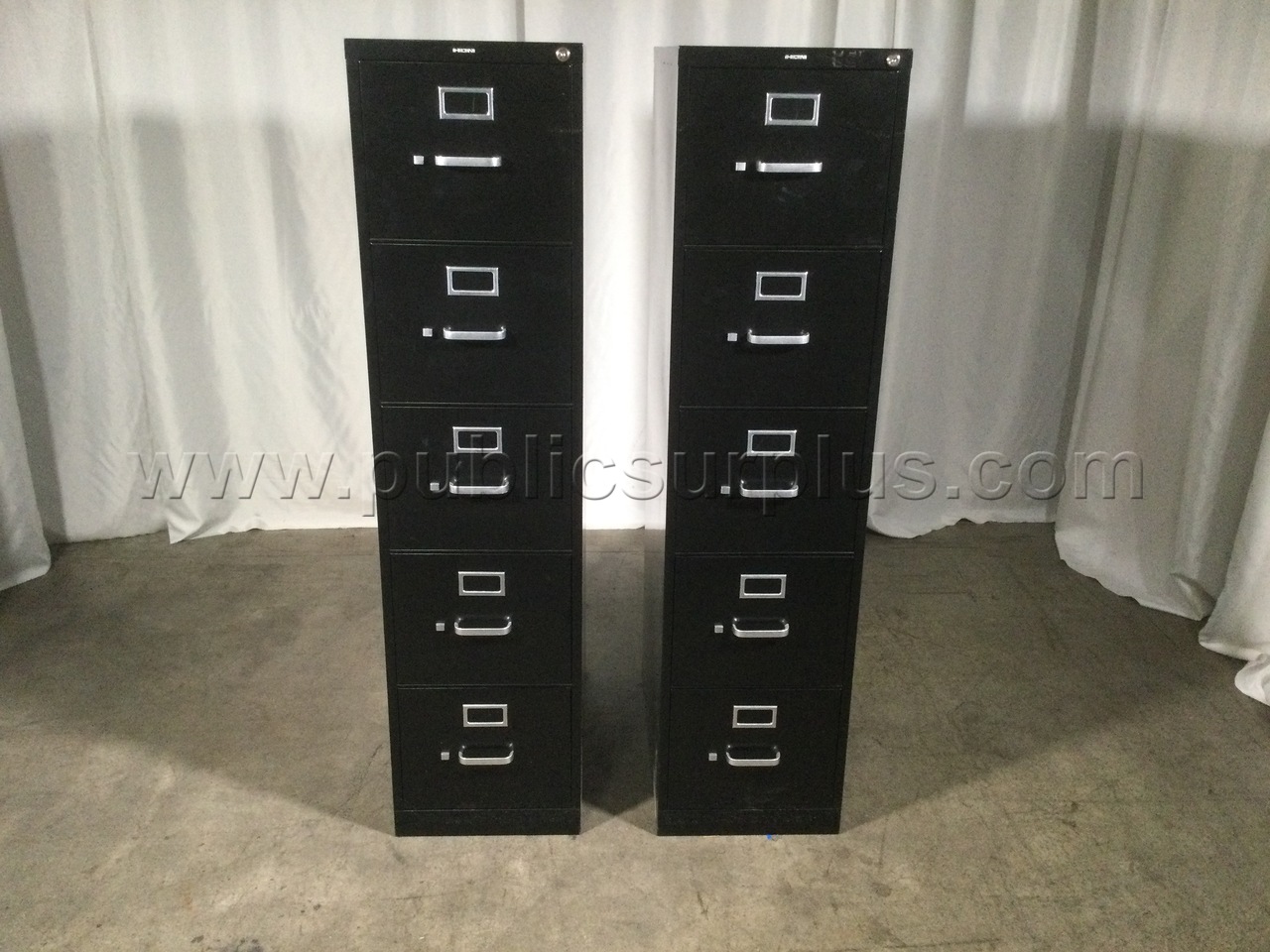 Set of HON Vertical Cabinets - 2912 — photo 1
