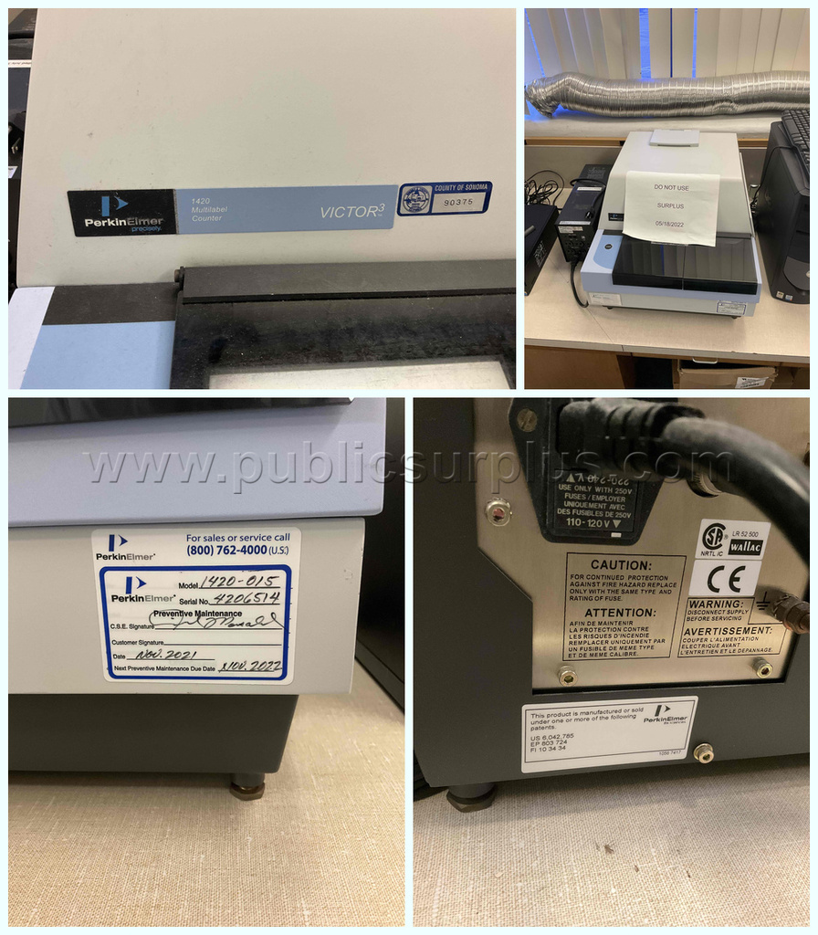 PerkinElmer Victor 3 (Model 1420-015) Multilabel Microplate Reader — photo 1
