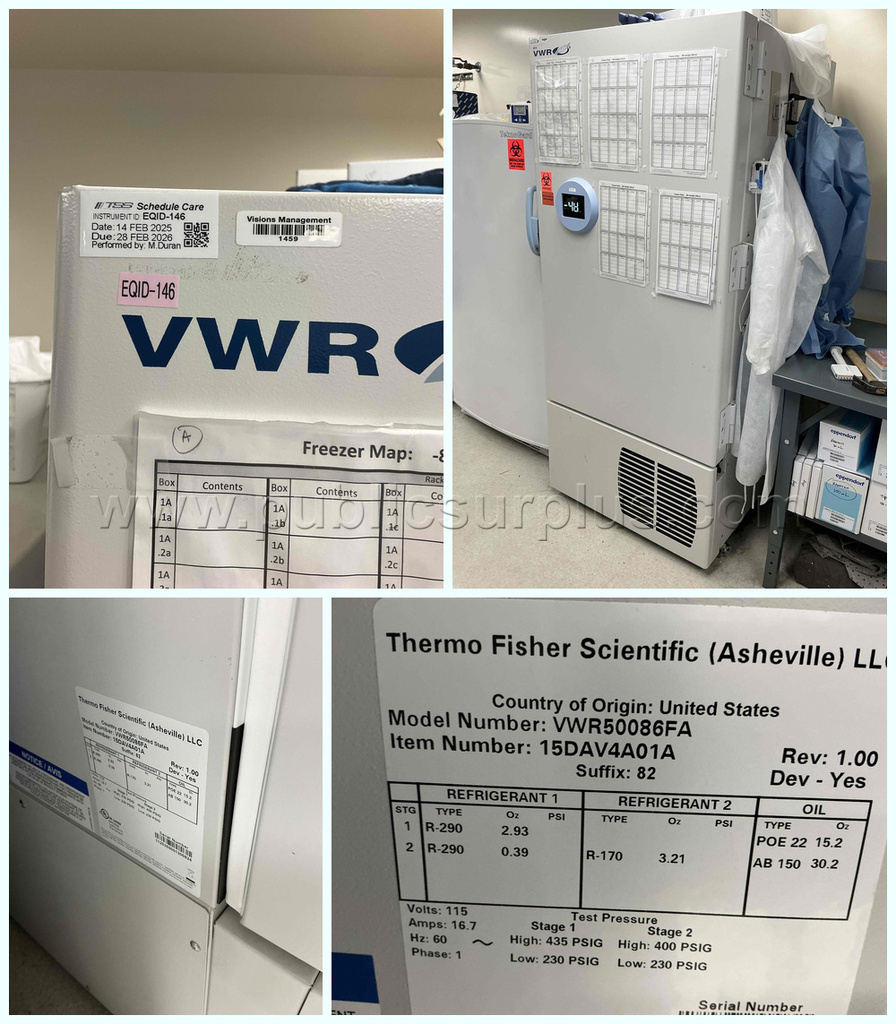 Ultra-Low Temperature (ULT) Upright Freezer VWR VWR50086FA — photo 1