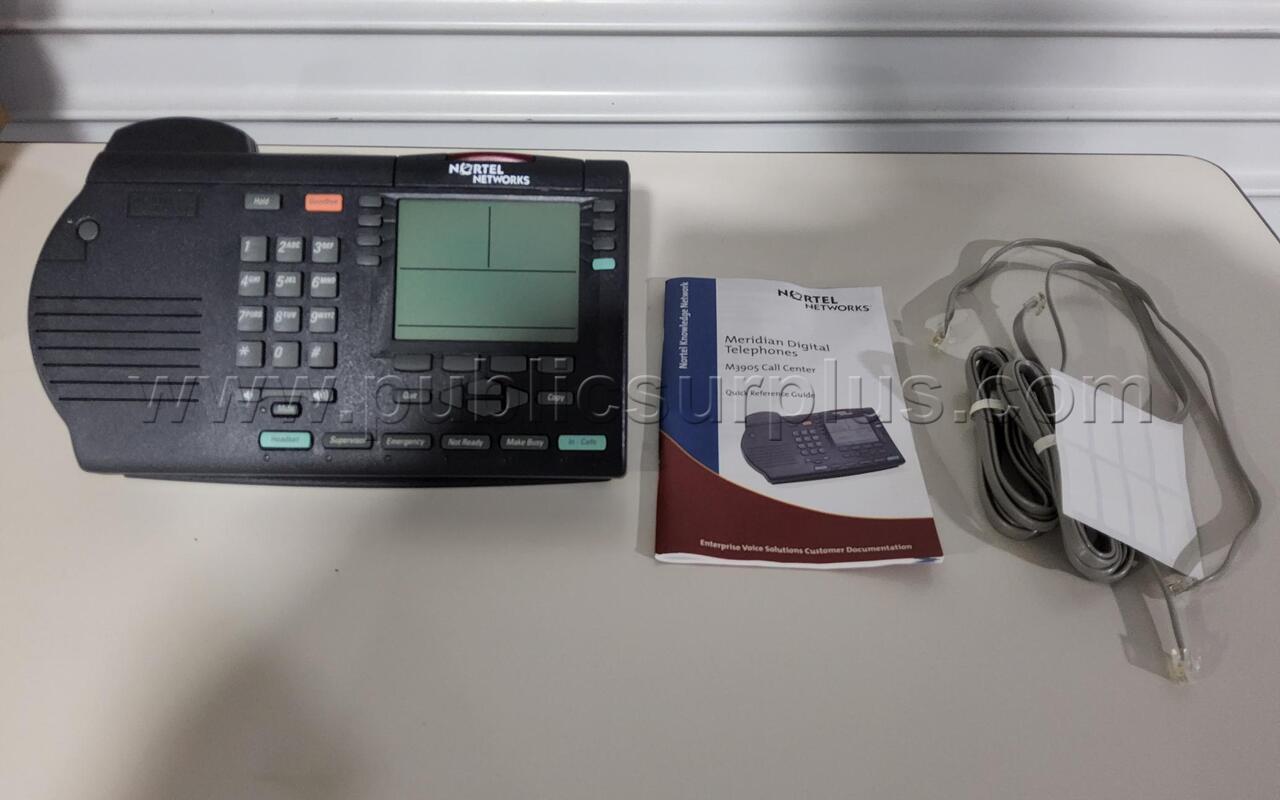 LOT OF 6 NORTEL MERIDIAN TELEPHONES — photo 1