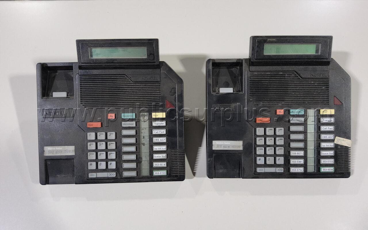 LOT OF 2 NORTEL TELEPHONES — photo 1