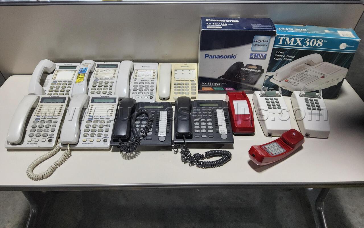 LOT OF VARIOUS TELEPHONES — photo 1