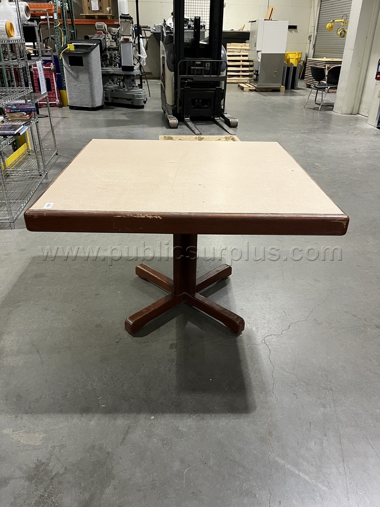 Square Wood Table-TT3-DM — photo 1