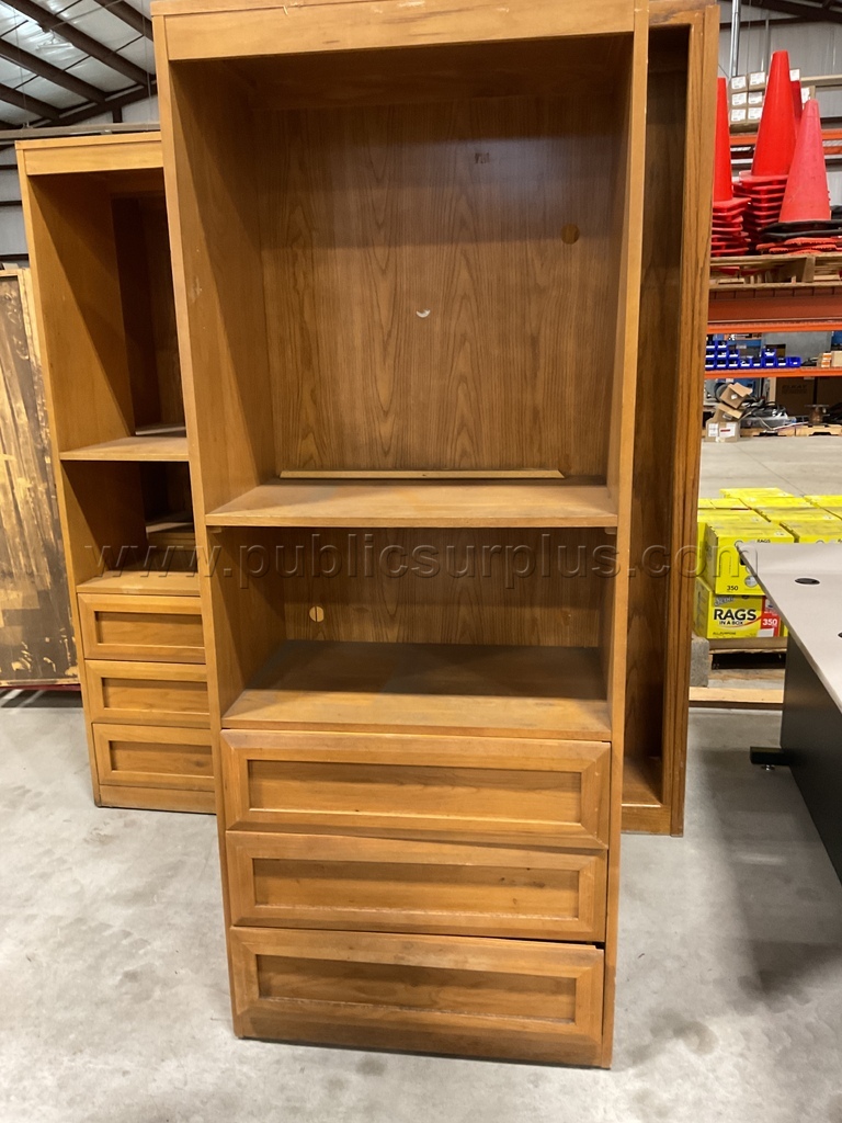 TALL CABINET W/3 DRAWERS — photo 1
