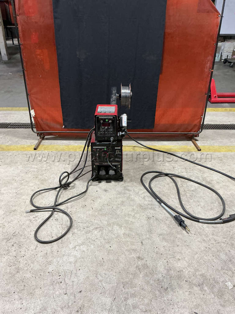 Flex Tec 500P w/ Power Feeder 84 Welder & Spool Of Wire — photo 1