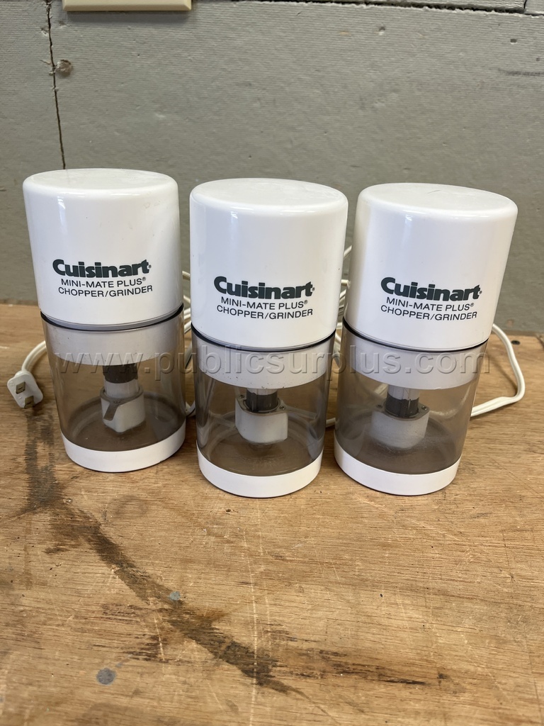 Lot of 3 Cuisinart Mini-Mate Plus Chopper/Grinder — photo 1