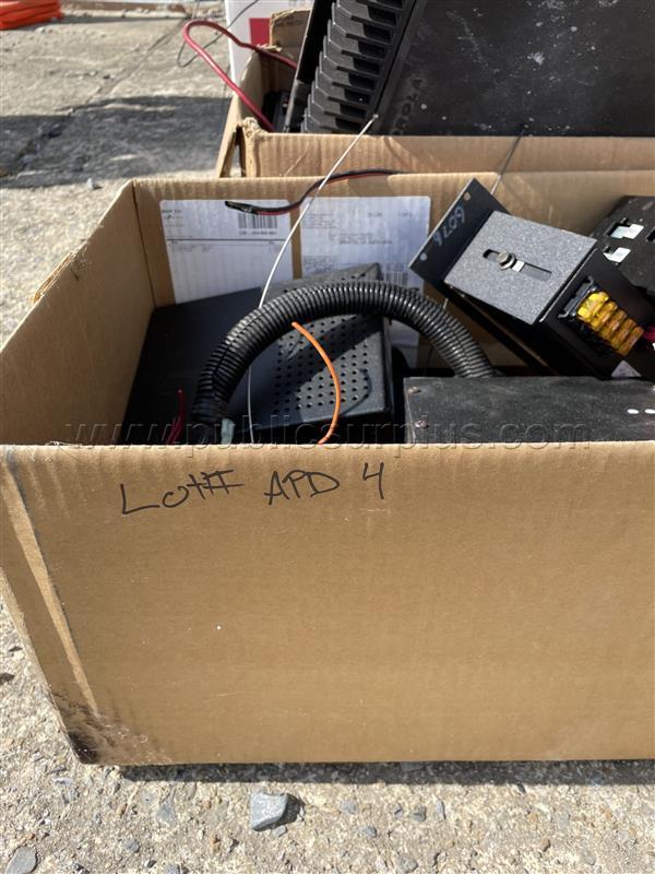 Various Police Switches and Motorola Parts — photo 1